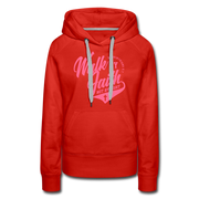 Walk By Faith Not By Sight Women’s Hoodie - red