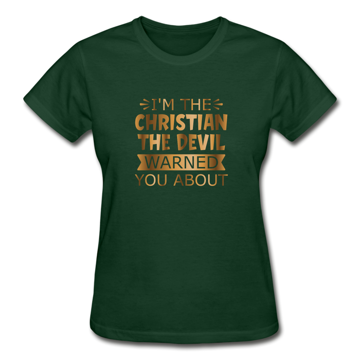 Gildan Ultra Cotton Ladies T-Shirt - forest green