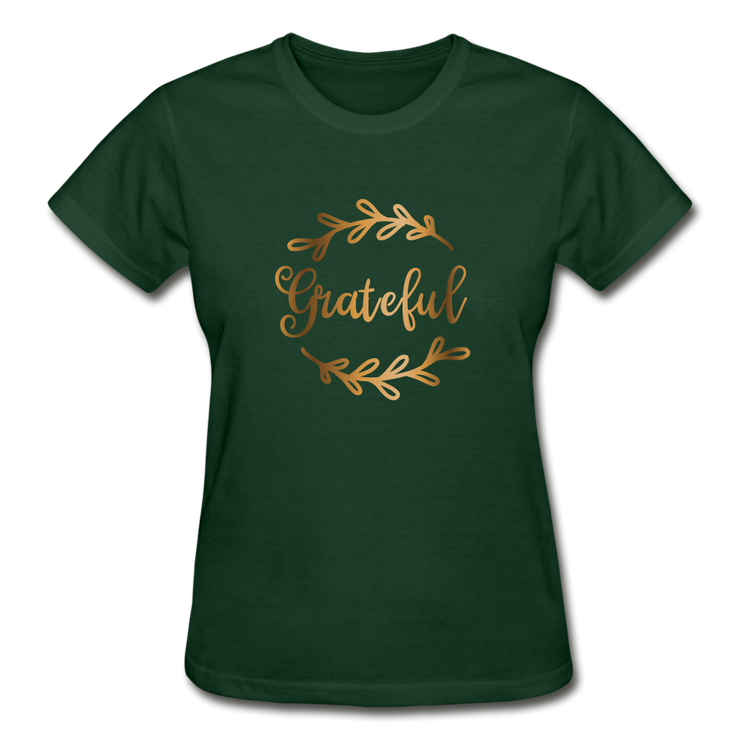 Gildan Ultra Cotton Ladies T-Shirt - forest green