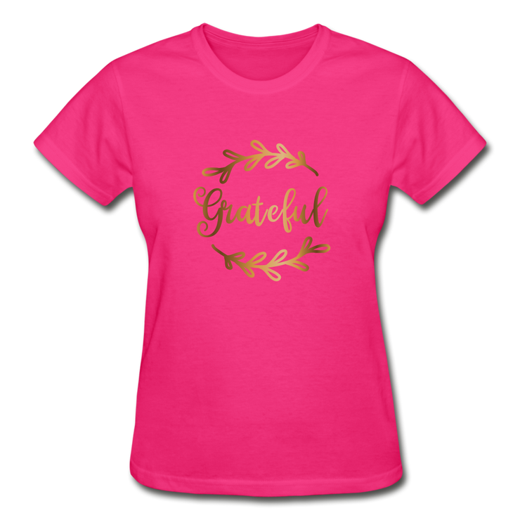 Gildan Ultra Cotton Ladies T-Shirt - fuchsia