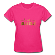 Gildan Ultra Cotton Ladies T-Shirt - fuchsia