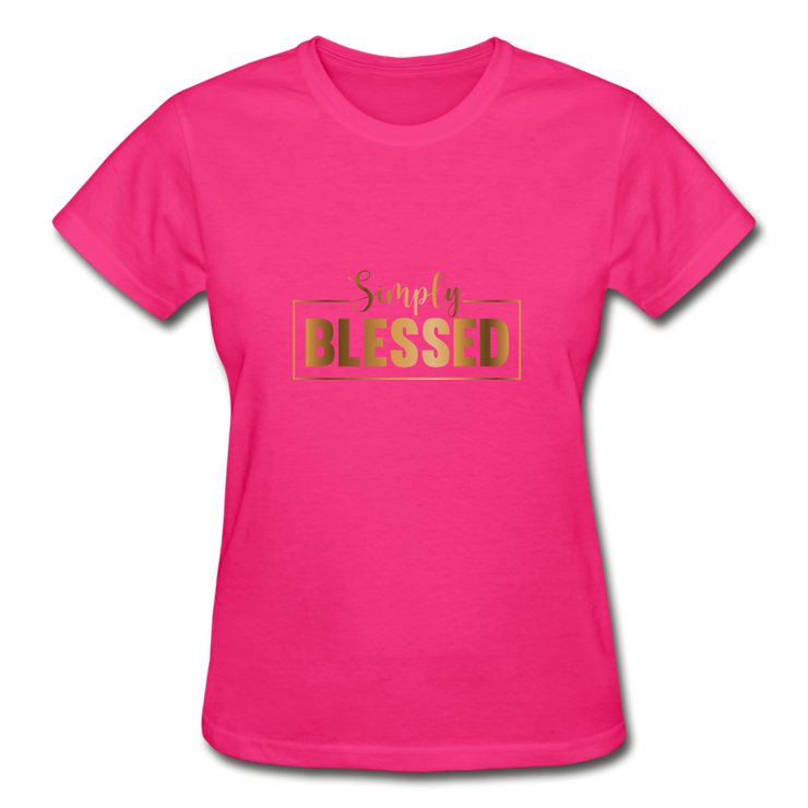 Gildan Ultra Cotton Ladies T-Shirt - fuchsia