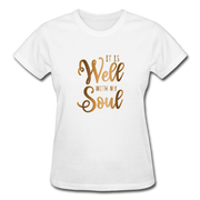 Gildan Ultra Cotton Ladies T-Shirt - white