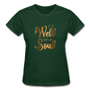 Gildan Ultra Cotton Ladies T-Shirt - forest green