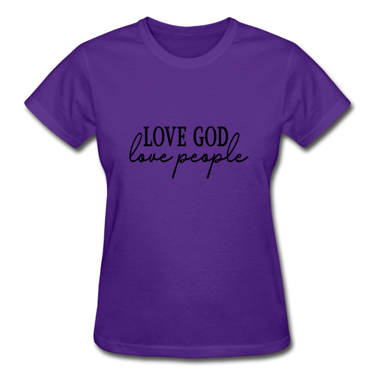 Gildan Ultra Cotton Ladies T-Shirt - purple