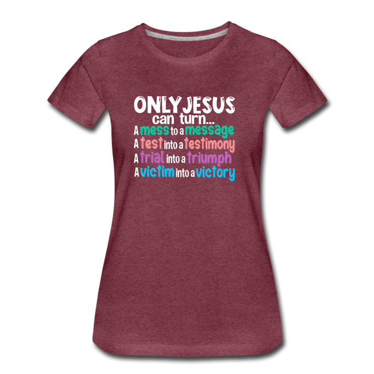 Women’s Premium T-Shirt - heather burgundy