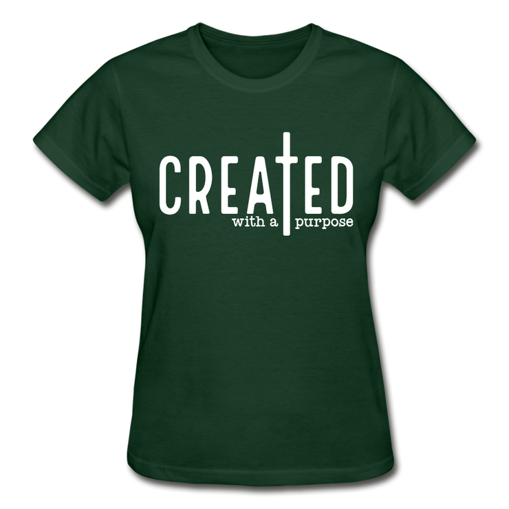 Gildan Ultra Cotton Ladies T-Shirt - forest green