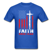 Faith Over Fear Men's T-Shirt - royal blue
