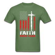 Faith Over Fear Men's T-Shirt - military green