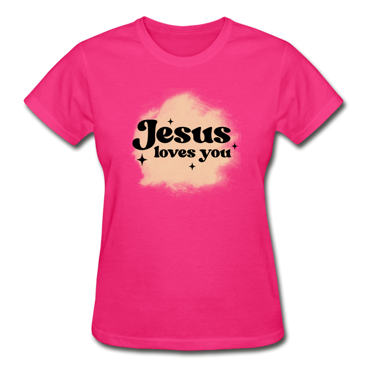 Gildan Ultra Cotton Ladies T-Shirt - fuchsia