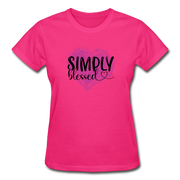 Gildan Ultra Cotton Ladies T-Shirt - fuchsia