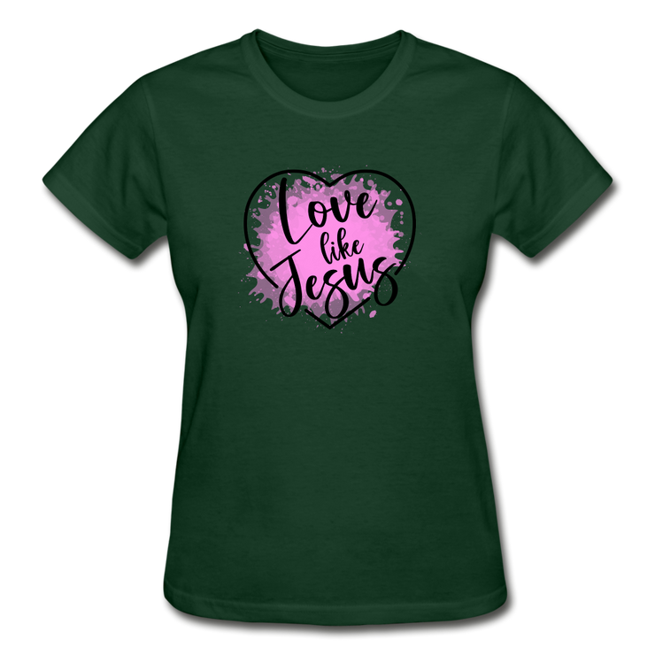 Gildan Ultra Cotton Ladies T-Shirt - forest green