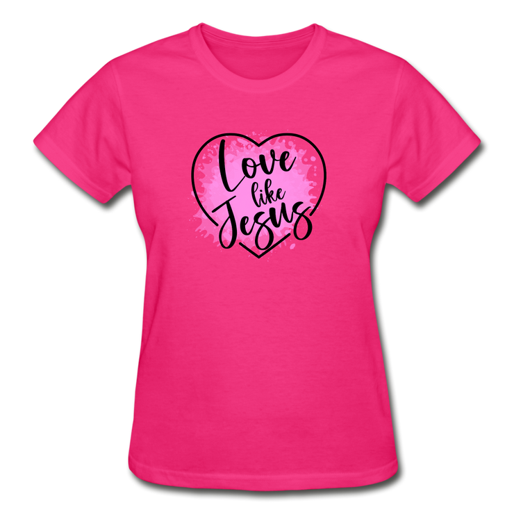 Gildan Ultra Cotton Ladies T-Shirt - fuchsia