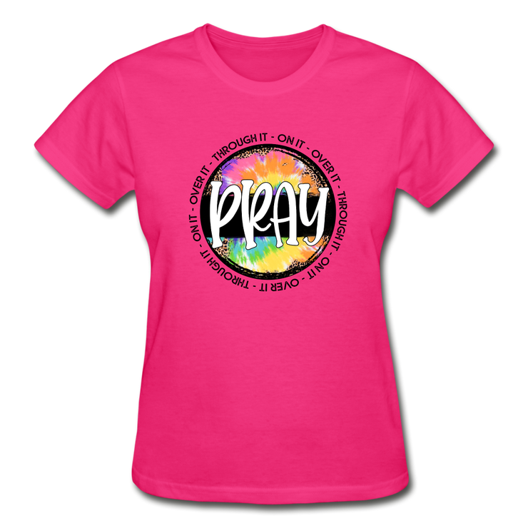 Gildan Ultra Cotton Ladies T-Shirt - fuchsia