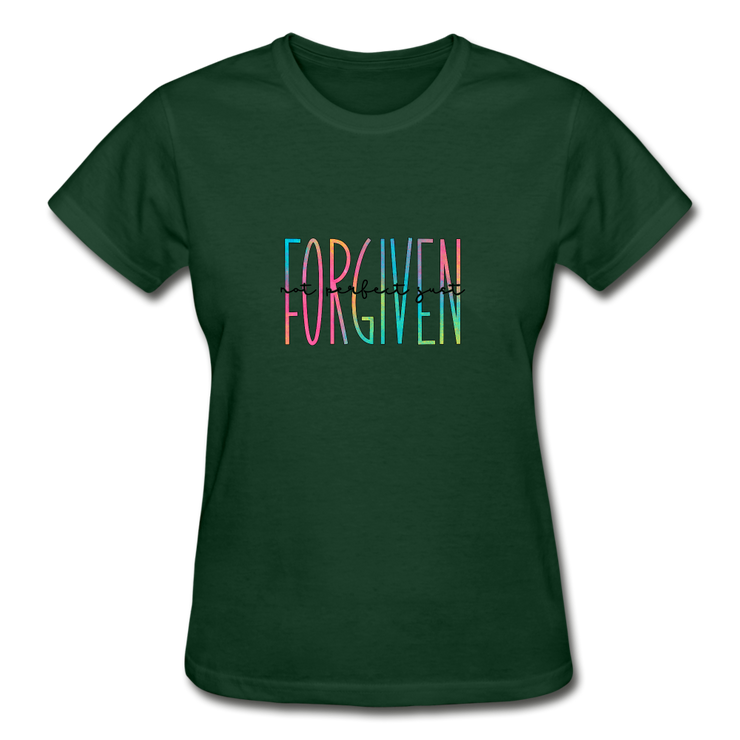 Gildan Ultra Cotton Ladies T-Shirt - forest green