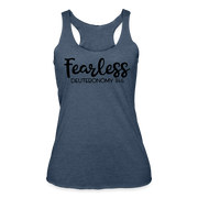 Fearless Racerback Tank - heather navy