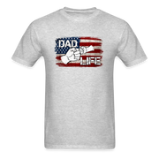 Dad Life T-Shirt - heather gray