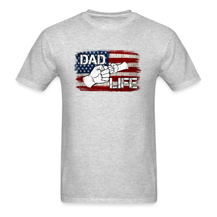 Dad Life T-Shirt - heather gray