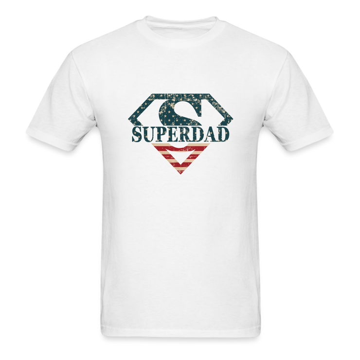 SUPER DAD  T-Shirt - white