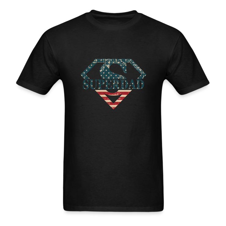 SUPER DAD  T-Shirt - black