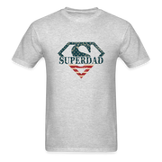 SUPER DAD  T-Shirt - heather gray