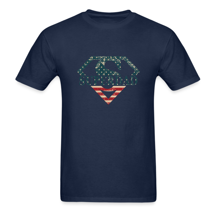 SUPER DAD  T-Shirt - navy