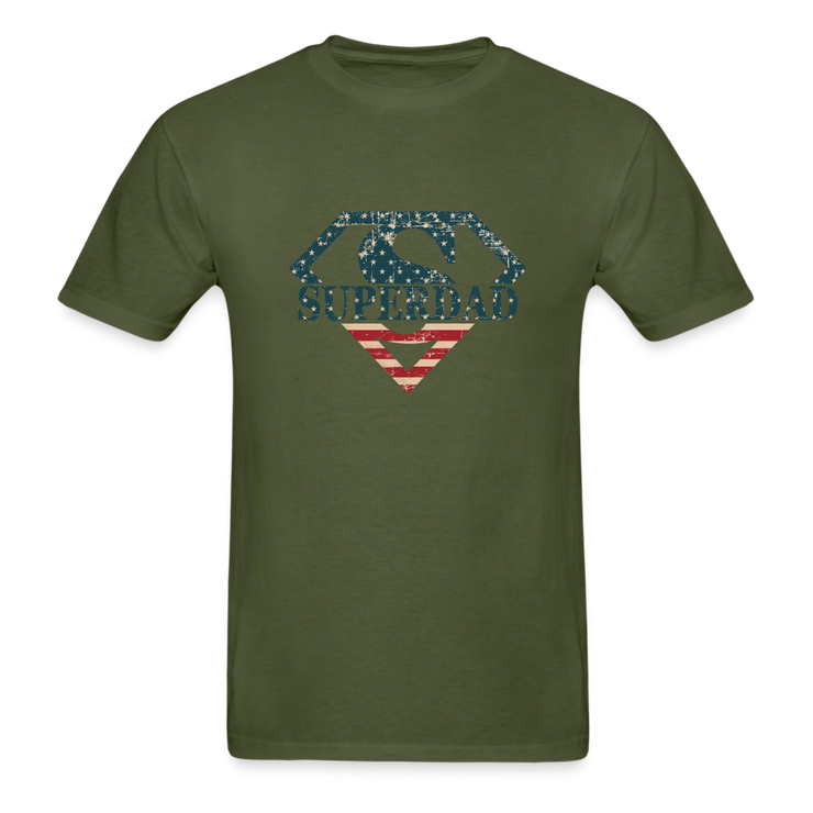 SUPER DAD  T-Shirt - military green