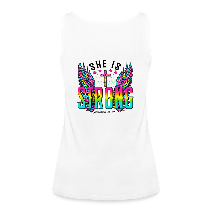 Women’s Premium Tank Top - white