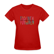 Forgiven Women's T-Shirt - red