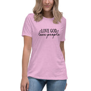 Love God Love People Women's (Bella Canvas) T-Shirt