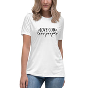 Love God Love People Women's (Bella Canvas) T-Shirt